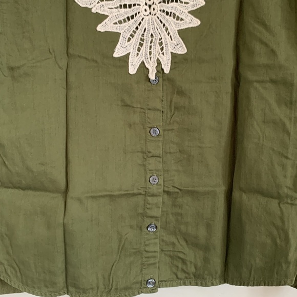 Jen’s Pirate Booty, Army Top with Crochet Lace back detail - Picture 16 of 16